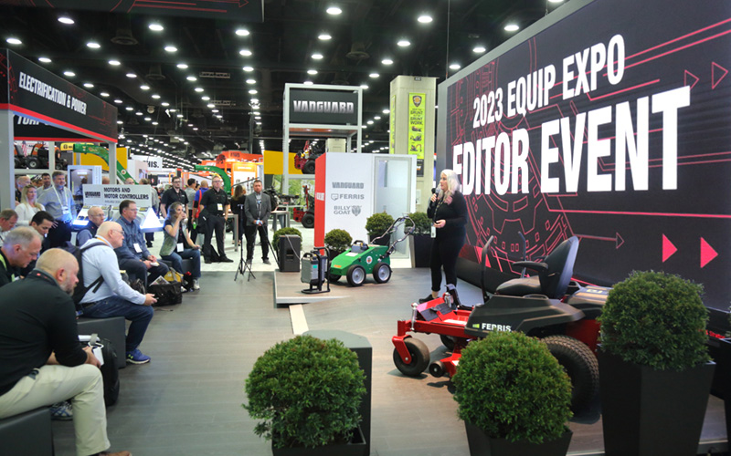 Briggs & Stratton stage at Equip Expo