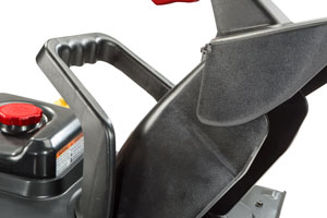 Chute-Mounted Rotation Handle